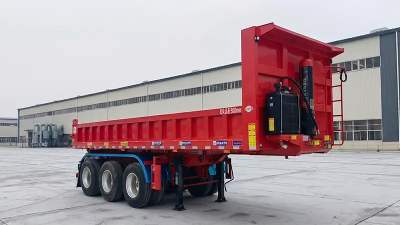 Dump semitrailer