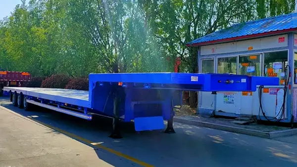 Lätt hög-lågt däck semitrailer leder effektiv logistik