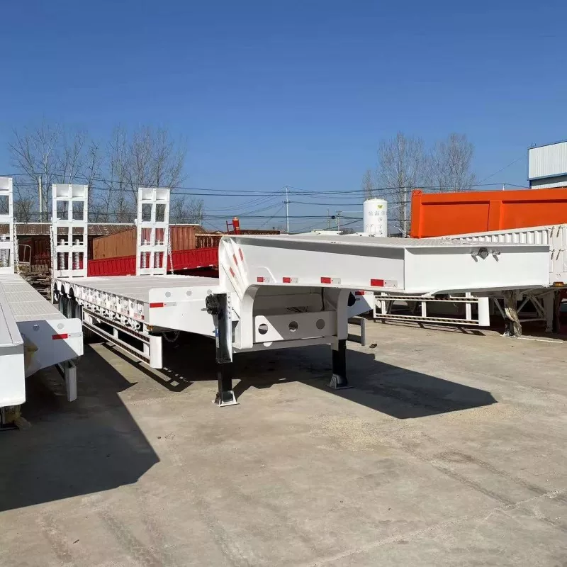 6-axlad hydraulisk semitrailer för tunga drag
