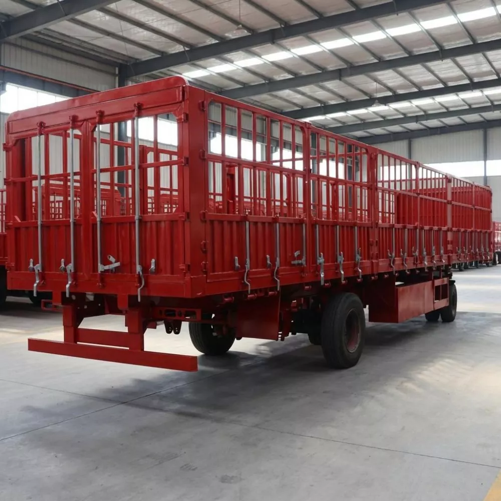 Containertransport High-Low Bed Semi-Trailer