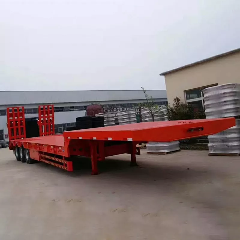 Heavy-Duty förstärkt Step-Deck Semi-Trailer