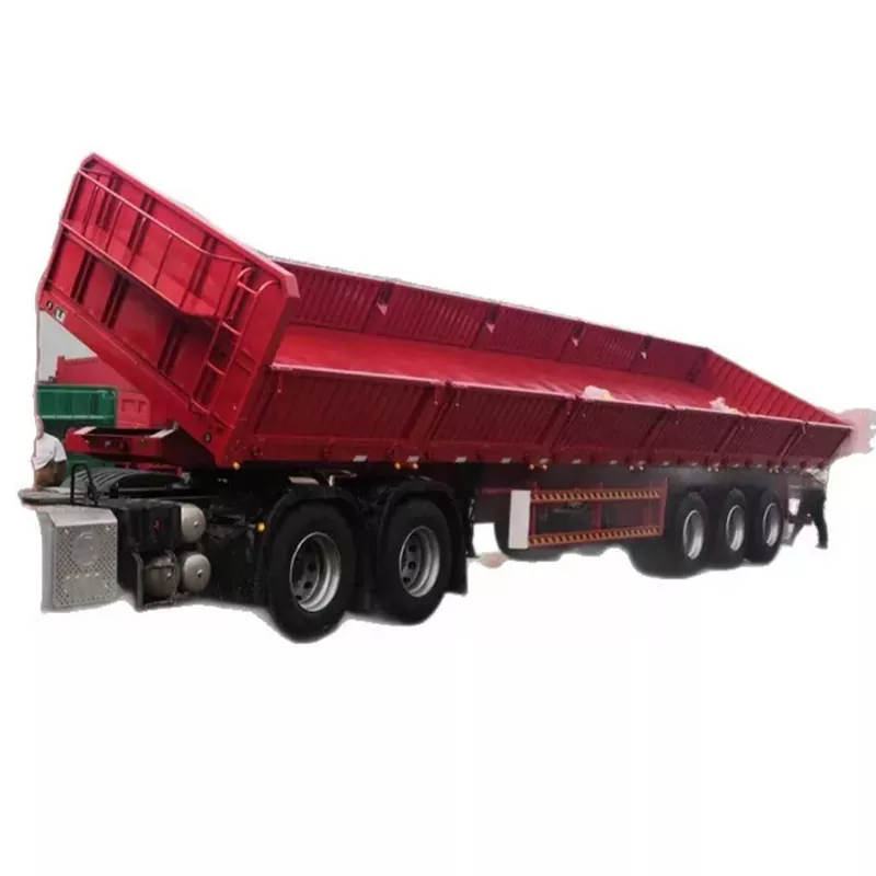 Enkelsidig tippning semitrailer
